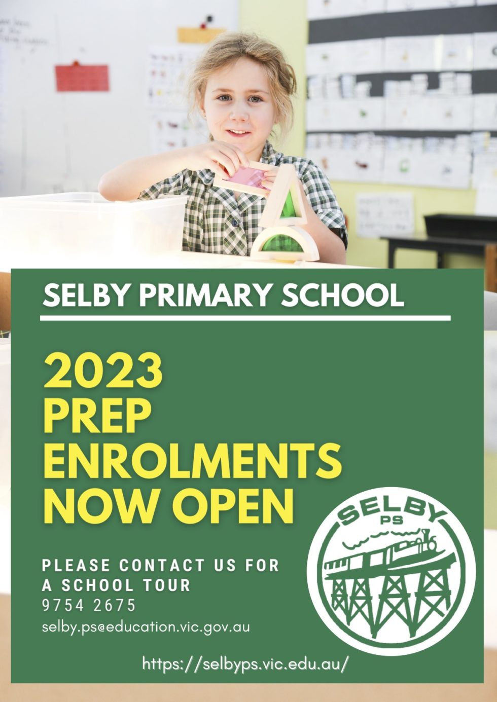 Enrolments Selby Primary School